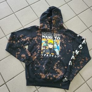 NWT Men's Small Naruto Shippuden Collection Hoodie Sweatshirt With Hood